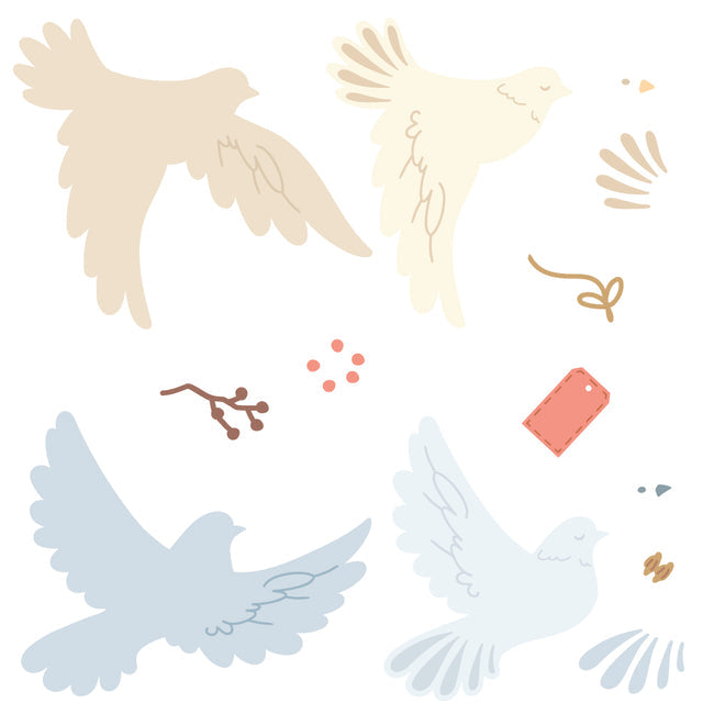 Honey Bee Lovely Layers Doves Dies hbds-lldove Detailed Product View
