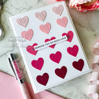 CZ Design EZ Strips Love czez010 Heart to Heart
