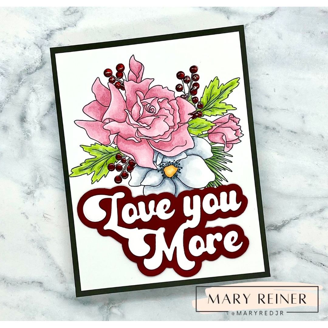 Simon Says Stamp Loving You Bouquet Wafer Dies 1222sdc Heart to Heart