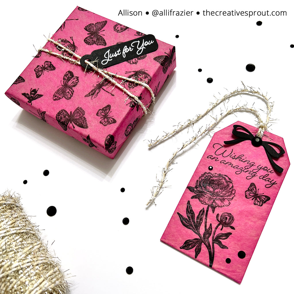 Simon Says Stamps and Dies Loving Thoughts set920lt Rain or Shine Gift Box and Tag | color-code:ALT02