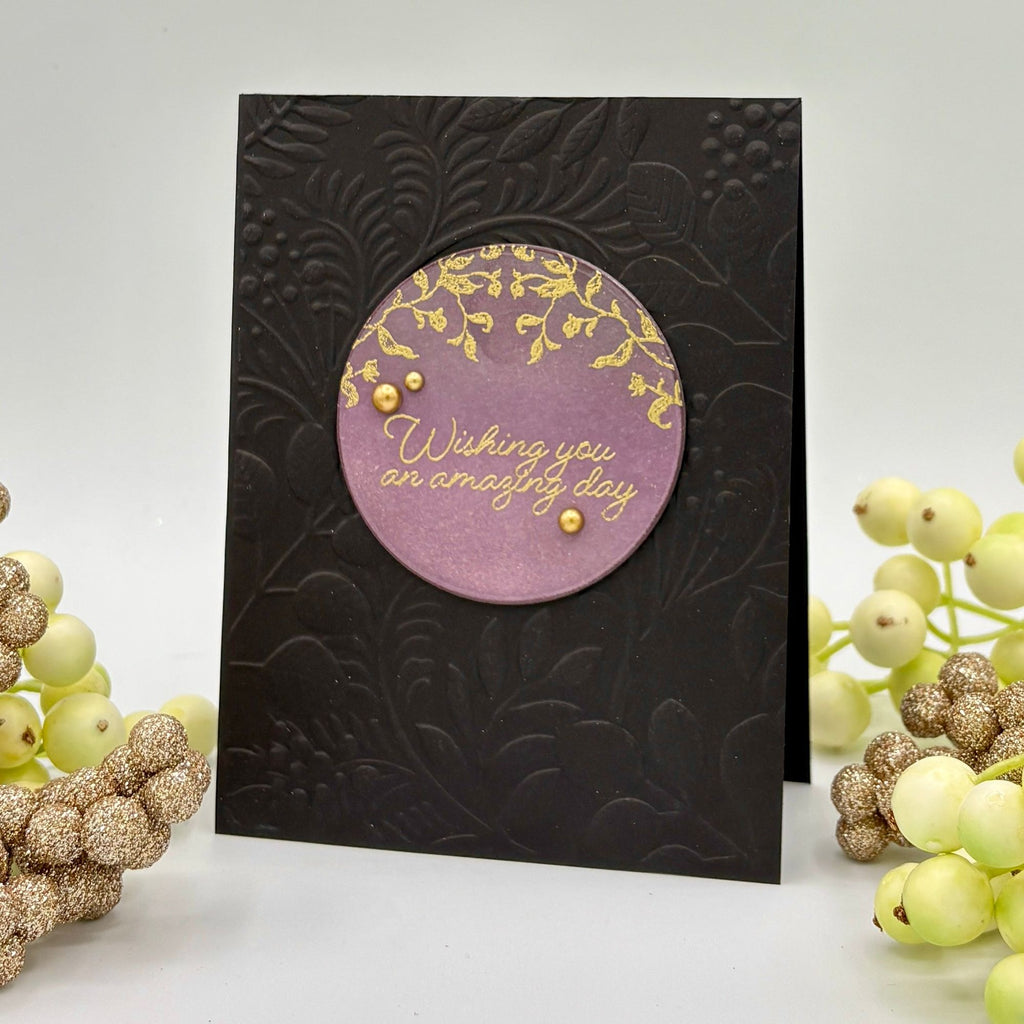 Simon Says Stamps and Dies Loving Thoughts set920lt Rain or Shine Birthday Card