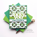 Simon Says Clear Stamps Lucky You Sentiments 3029msc Splendor Lucky Card