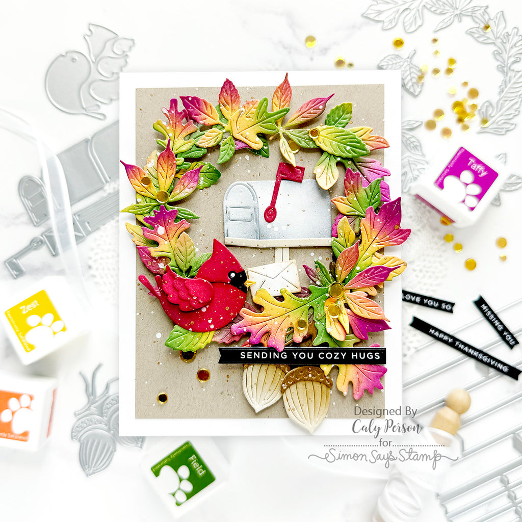 Simon Says Stamp Embellishment Mix Golden Hour 0725gh STAMPtember Hugs Card