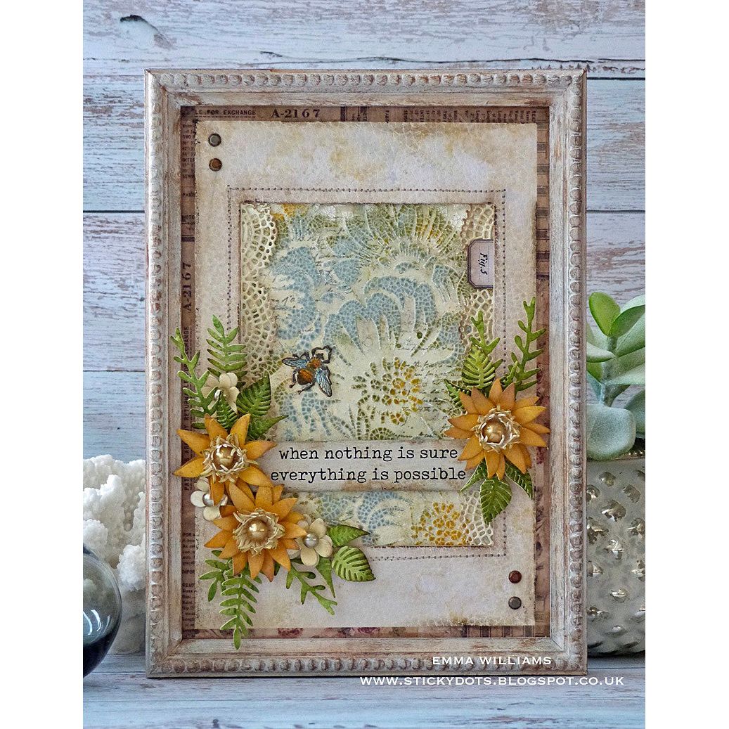 Tim Holtz Distress Spray Stain Peeled Paint Ranger TSS42389 Spring Mixed Media Project | color-code:ALT092