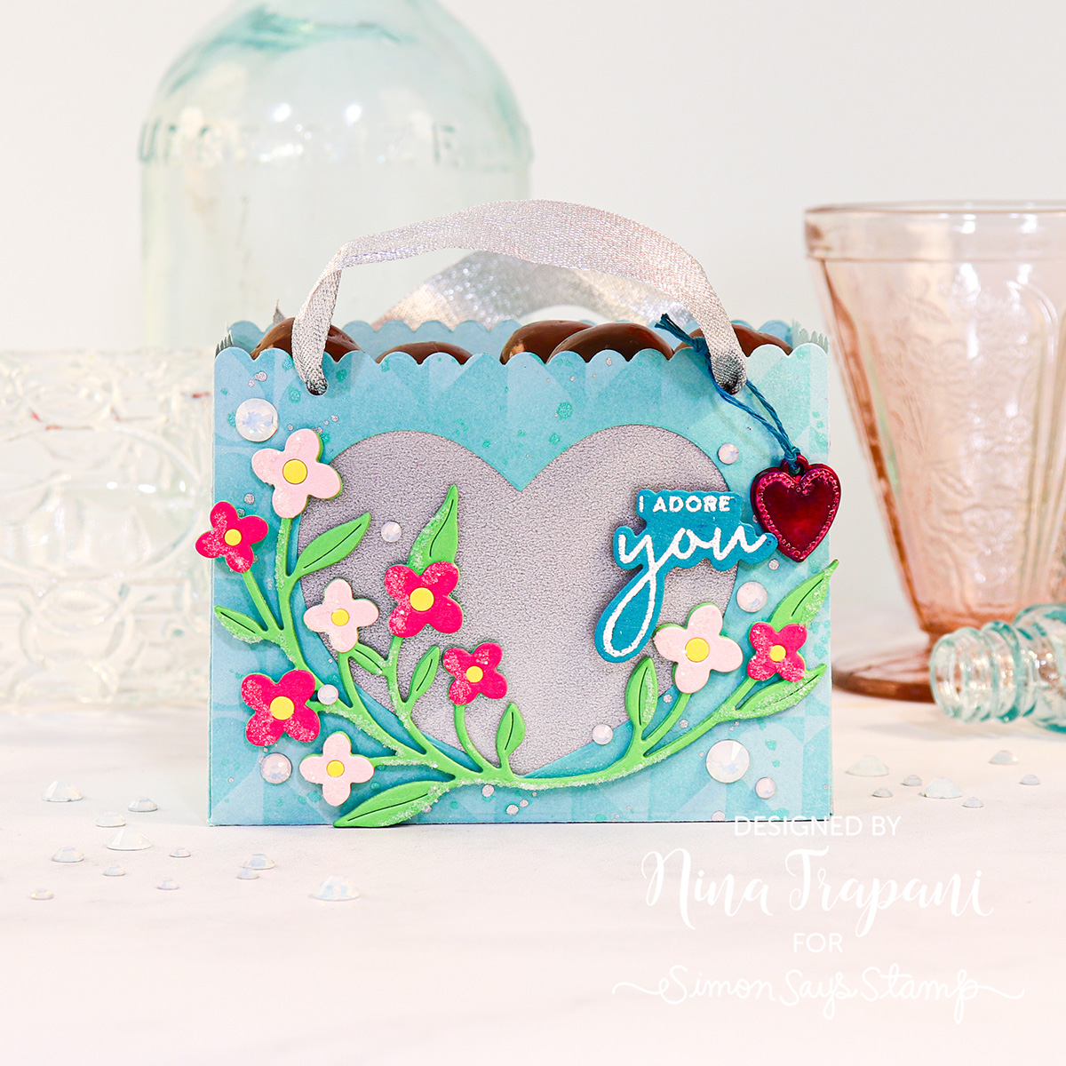 Simon Says Stamp Gift Bag Wafer Dies 1035sd Splendor Love Gift Bag | color-code:ALT08