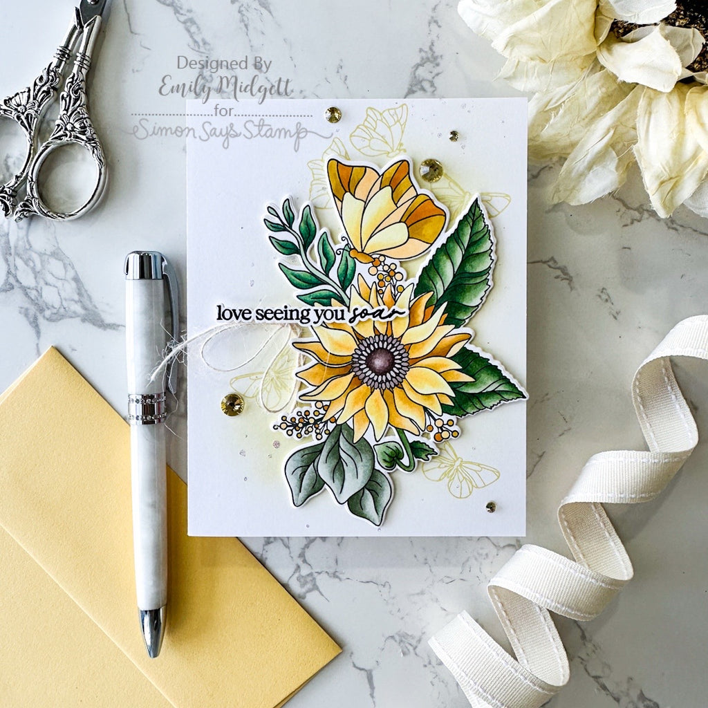 Simon Says Clear Stamps Make My Heart Flutter 3354ssc Heart to Heart