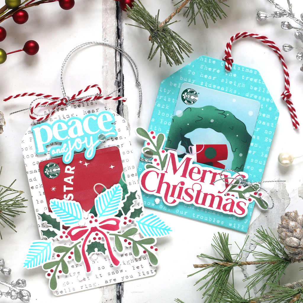 CZ Design Making Spirits Bright Wafer Dies czd263c Christmas Gift Card Holders | color-code:ALT04
