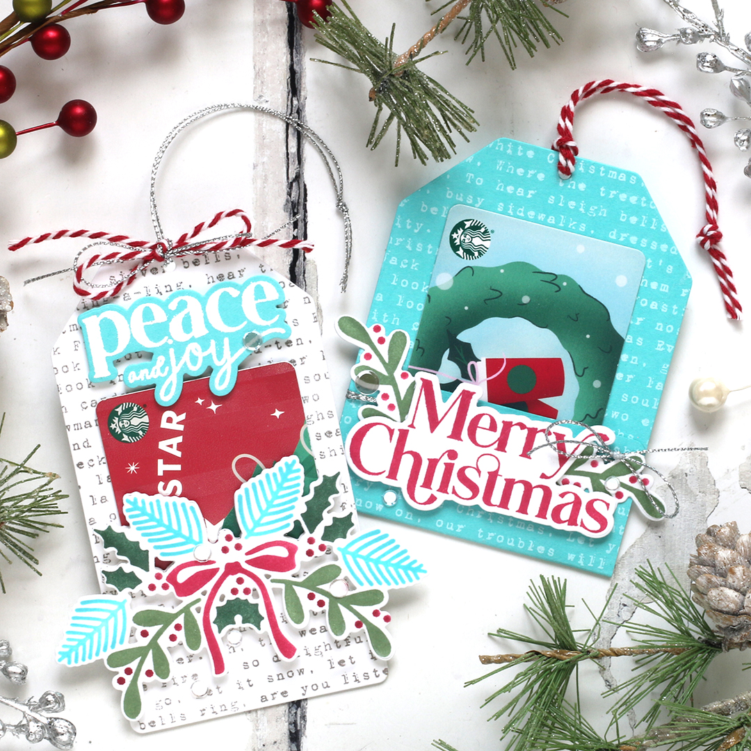 CZ Design Making Spirits Bright Wafer Dies czd263c Christmas Gift Card Holders | color-code:ALT04
