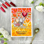 Purple Onion Designs Micey Smooches Cling Stamp pod5016 You're My Favorite Thing Card