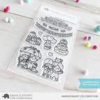 Mama Elephant Anniversary Celebration Clear Stamps