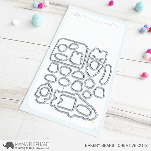 Mama Elephant Bakery Bears Creative Cuts Steel Dies