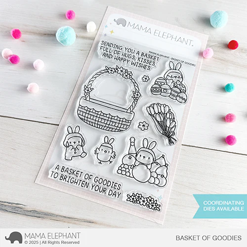 Mama Elephant Basket of Goodies Clear Stamps