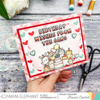 Mama Elephant Birthday Block Clear Stamps celebrate