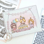 Mama Elephant Birthday Celebration Creative Cuts Steel Dies with love