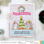 Mama Elephant Elephant Cheer Clear Stamps tree