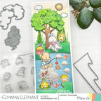 Mama Elephant Evergreen Tree Creative Cuts Steel Dies bookmark