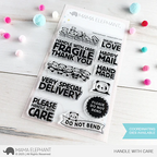 Mama Elephant HandlMama Elephant Handle With Care Clear Stampse With Clear Stamps