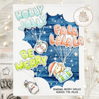 Mama Elephant Jolly Balloons Clear Stamps flying