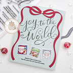 Mama Elephant Joy To The World Clear Stamps red bow