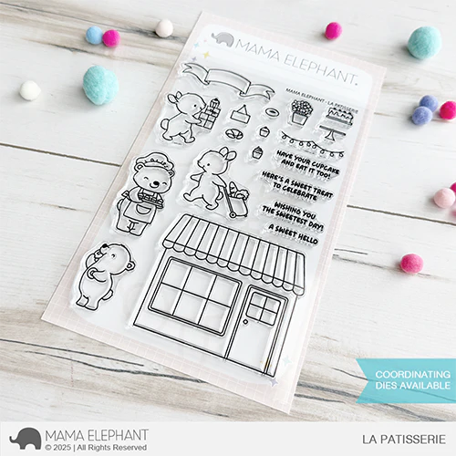 Mama Elephant La Patisserie Clear Stamps