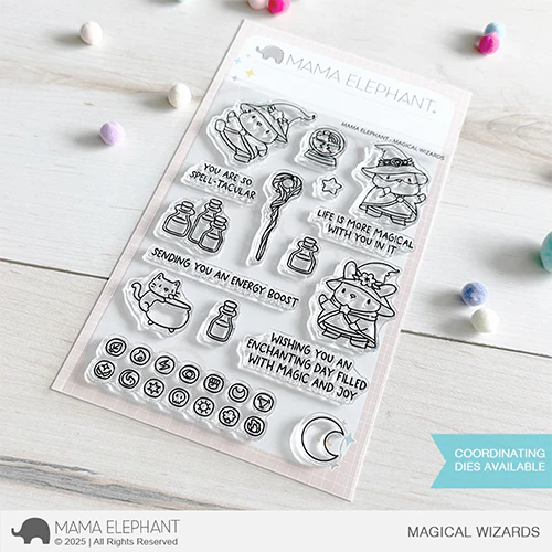 Mama Elephant Magical Wizards Clear Stamps