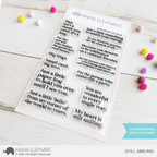 Mama Elephant Still Smiling Clear Stamps