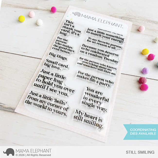 Mama Elephant Still Smiling Clear Stamps