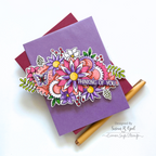 Simon Says Stamp Mandala Blossoms Wafer Dies 8011sdc You Are My Favorite Thinking of You Card