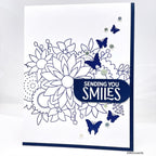 Simon Says Clear Stamps Mandala Blossoms 2199ssc You Are My Favorite Sending Smiles Card