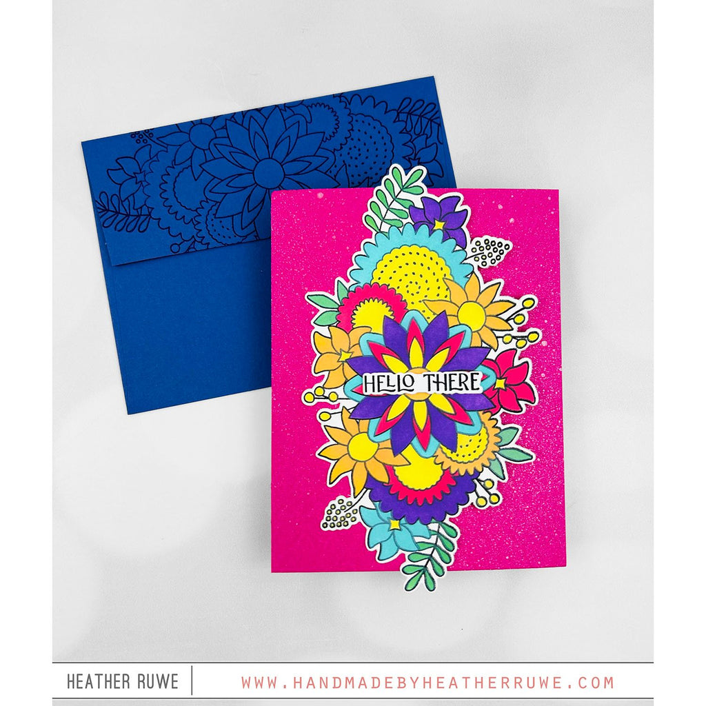 Simon Says Clear Stamps Mandala Blossoms 2199ssc You Are My Favorite Hello There Card