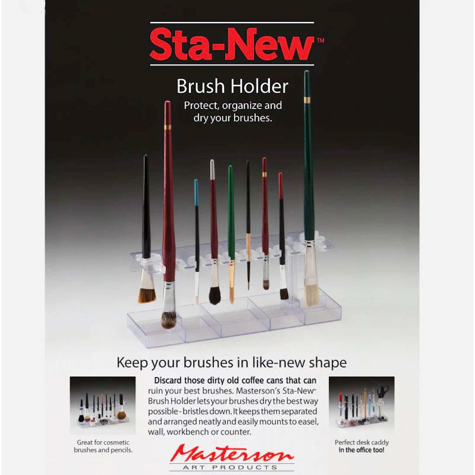 Masterson Sta-New Brush Holder me1135 flyer