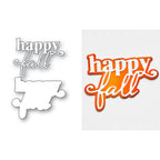 Memory Box Happy Fall Stylish Script Dies 94985 line work
