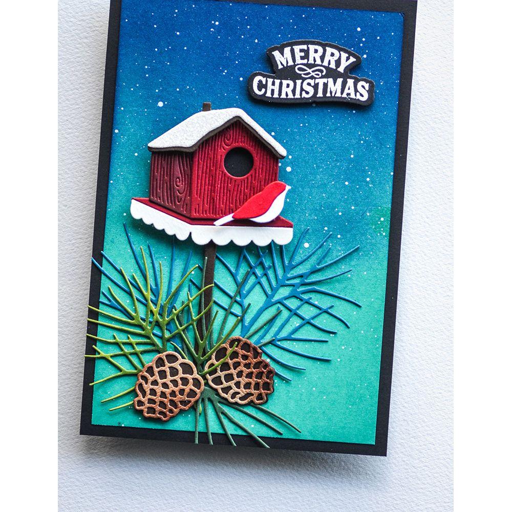 Memory Box Little Bird Bunch Dies 94811 birdhouse