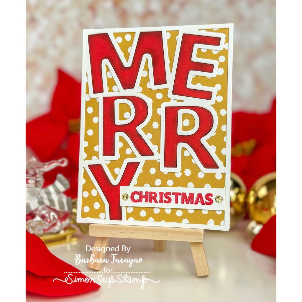 Simon Says Stamps and Dies Merry Cover set1096mc And Everything Nice Christmas Card | color-code:ALT04