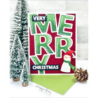 Simon Says Stamps and Dies Merry Cover set1096mc And Everything Nice Christmas Card