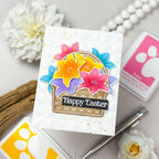 Simon Says Stamp Embossing Folder Mid Century Assemblage sf555 Beautiful Moments Easter Card