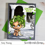 Sweet November Stamps Mini Medusa Clear Stamp Set snsmmhw23 Ghouls