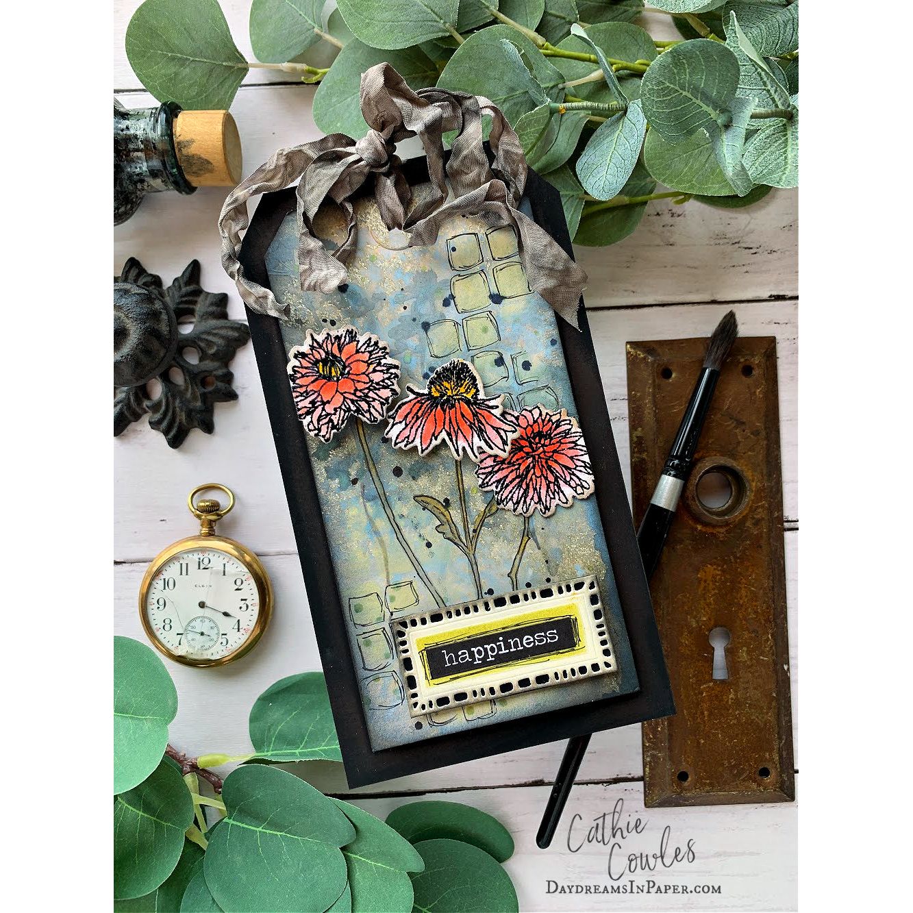 Tim Holtz Mini Bouquet Stamps with Simon Says Stamp Dies Bundle setmb25