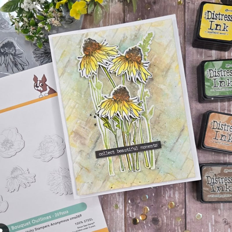 Simon Says Stamp Mini Bouquet Outlines Wafer Dies 269sssa