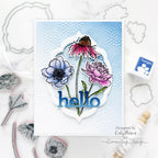 Simon Says Stamp Mini Bouquet Outlines Wafer Dies 269sssa Hello Card | color-code:ALT02