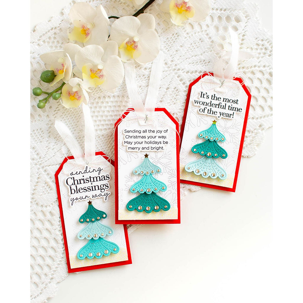 Simon Says Stamp Mini Stars Embellishments 1025ms Sugar and Spice Holiday Tags