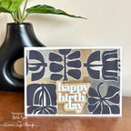Simon Says Stamps and Dies Mod Plants set948mp Rain Or Shine Birthday Card