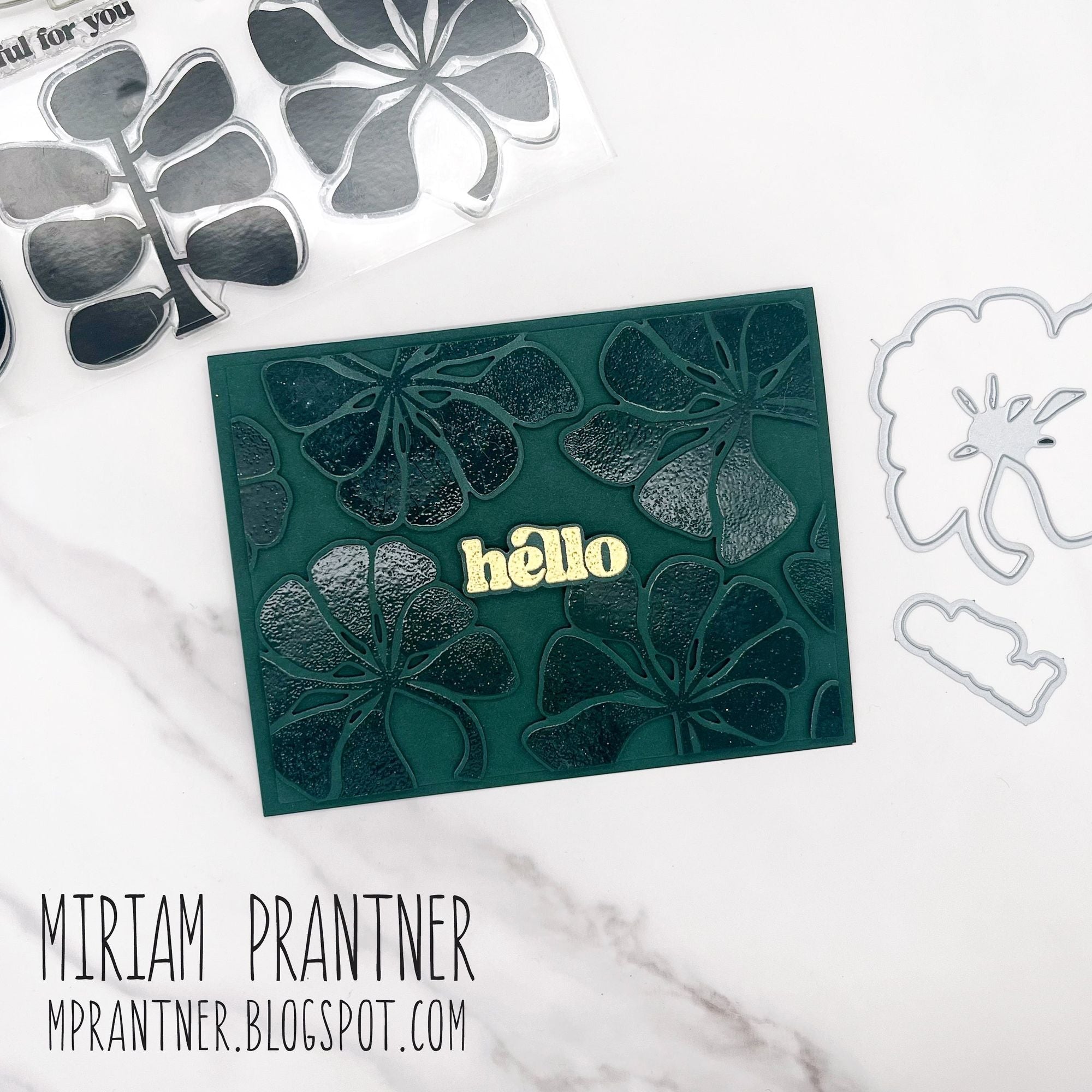 Simon Says Stamp Mod Plants Wafer Dies 1218mdc Rain or Shine Hello Card | color-code:ALT02