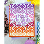 Simon Says Clear Stamp Modern Medallion 1069ss Sunny Vibes I Hope You Smile Today Card | color-code:ALT03