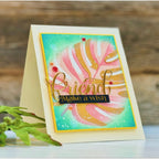 Simon Says Stamp Stencils Monstera 1050mt Cheering for You Friend Card