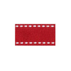 Morex Ribbon 5/8 Inch Red Grosgrain Stitch 3 Yards Swatch