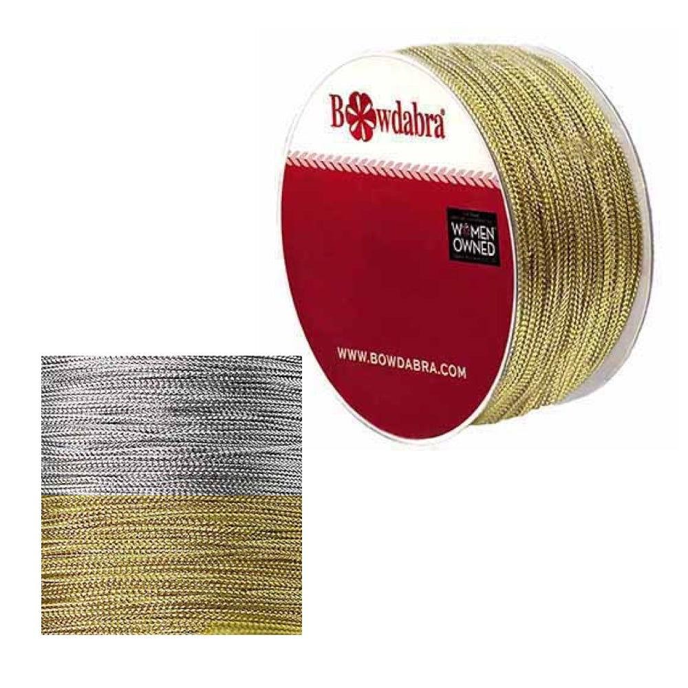 Morex Ribbon Bowdabra Gold And Silver Wire Combo Pack 200 Yards bow3055