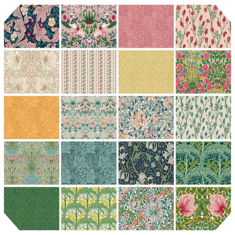 Morris And Co. Bedford Park Fat Quarter Bundle Of 20