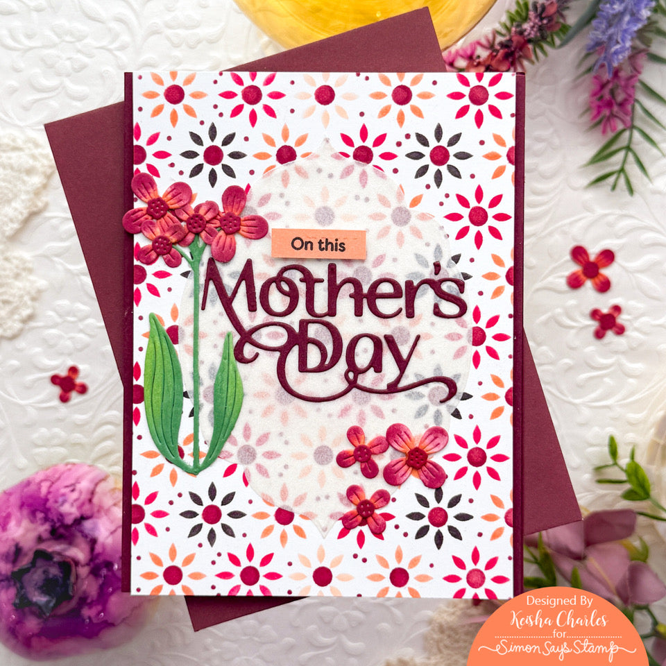 Simon Says Stamp Mother's Day Wafer Dies 1303sdc You Are My Favorite Mother's Day Card | color-code:ALT08
