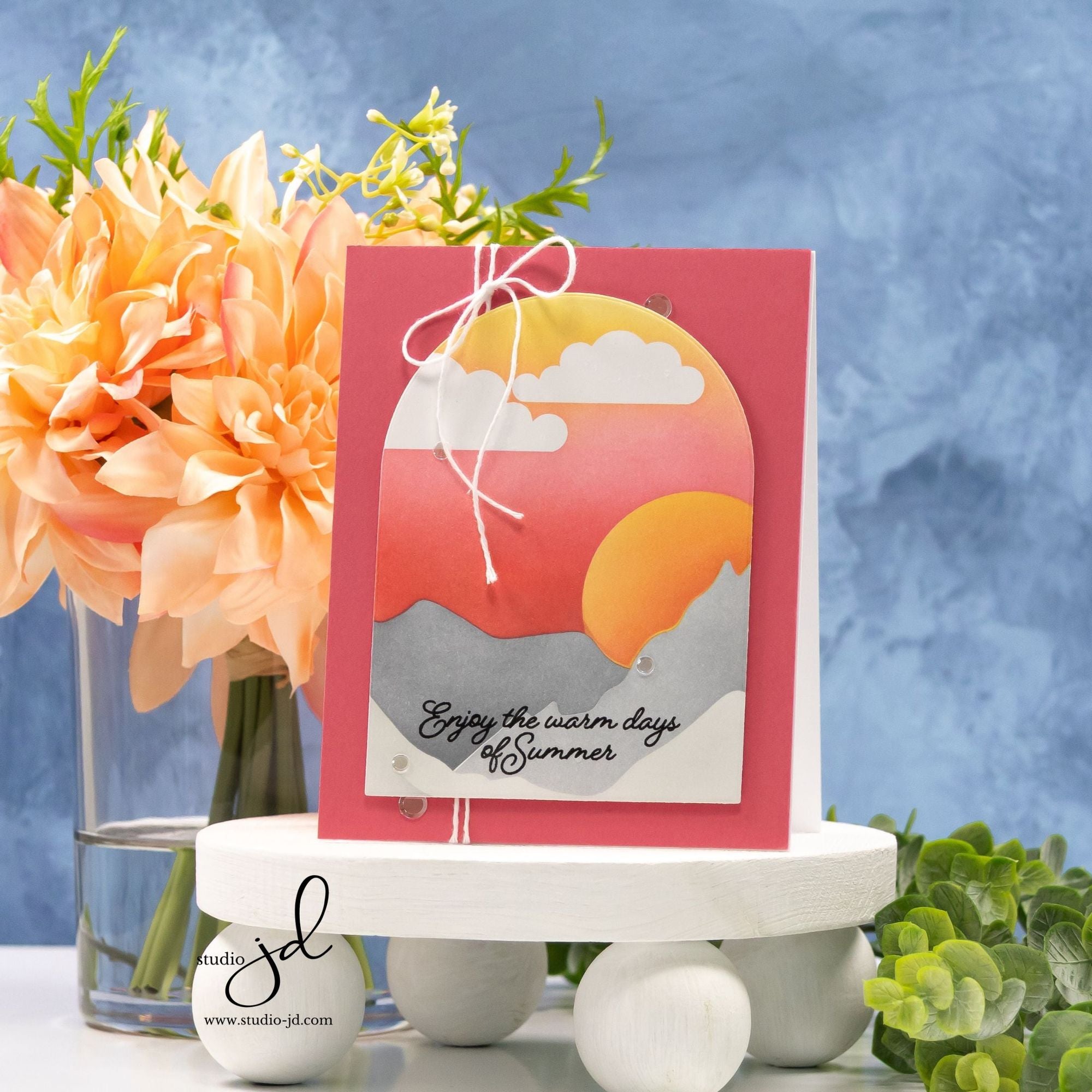 Simon Says Stamp Stencils Mountainscape 1092st Friend Like You Summer Card | color-code:ALT02